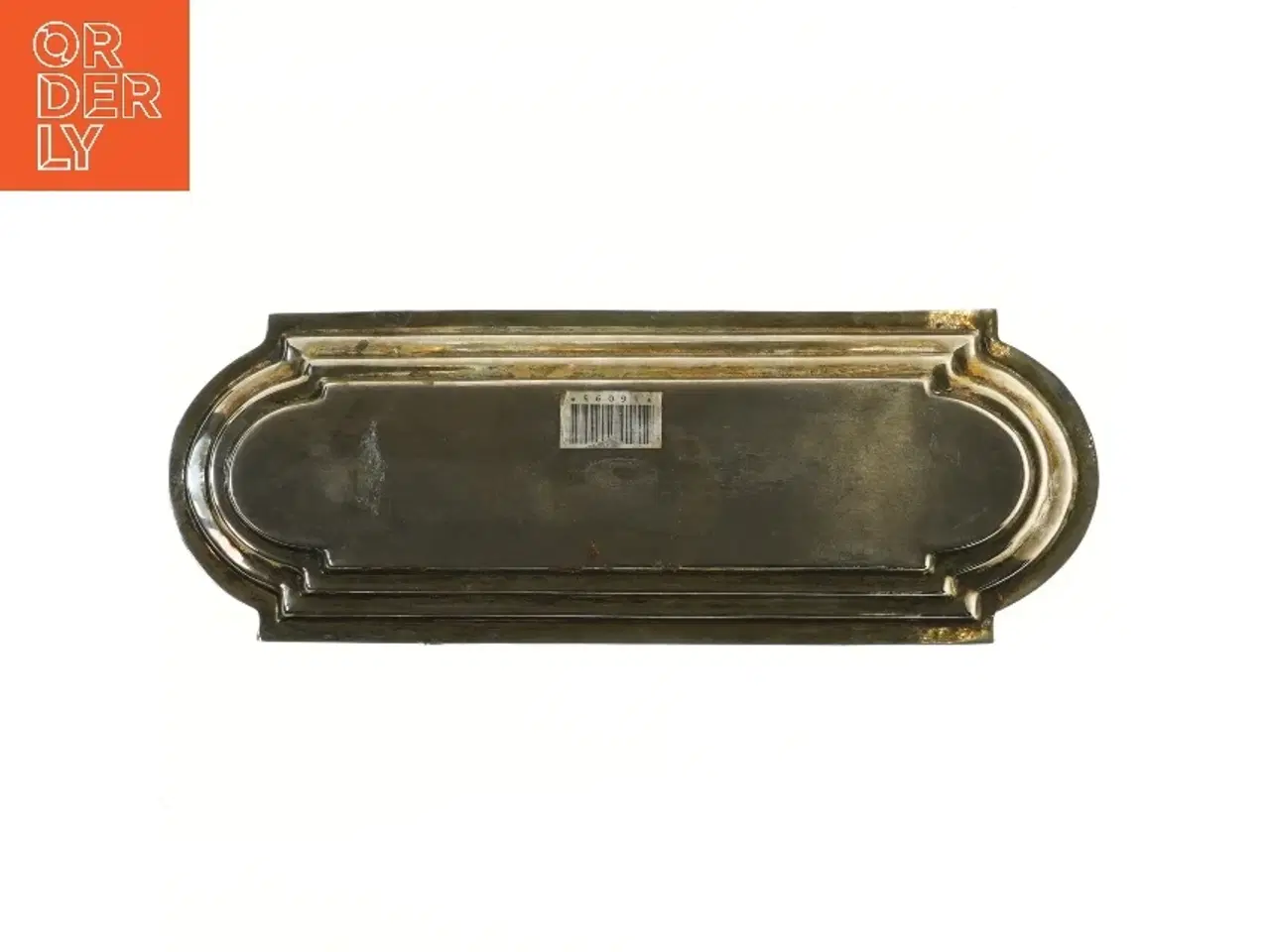 Billede 2 - Metalfad med indgravering fra Brian Highland (str. 42x15 cm)