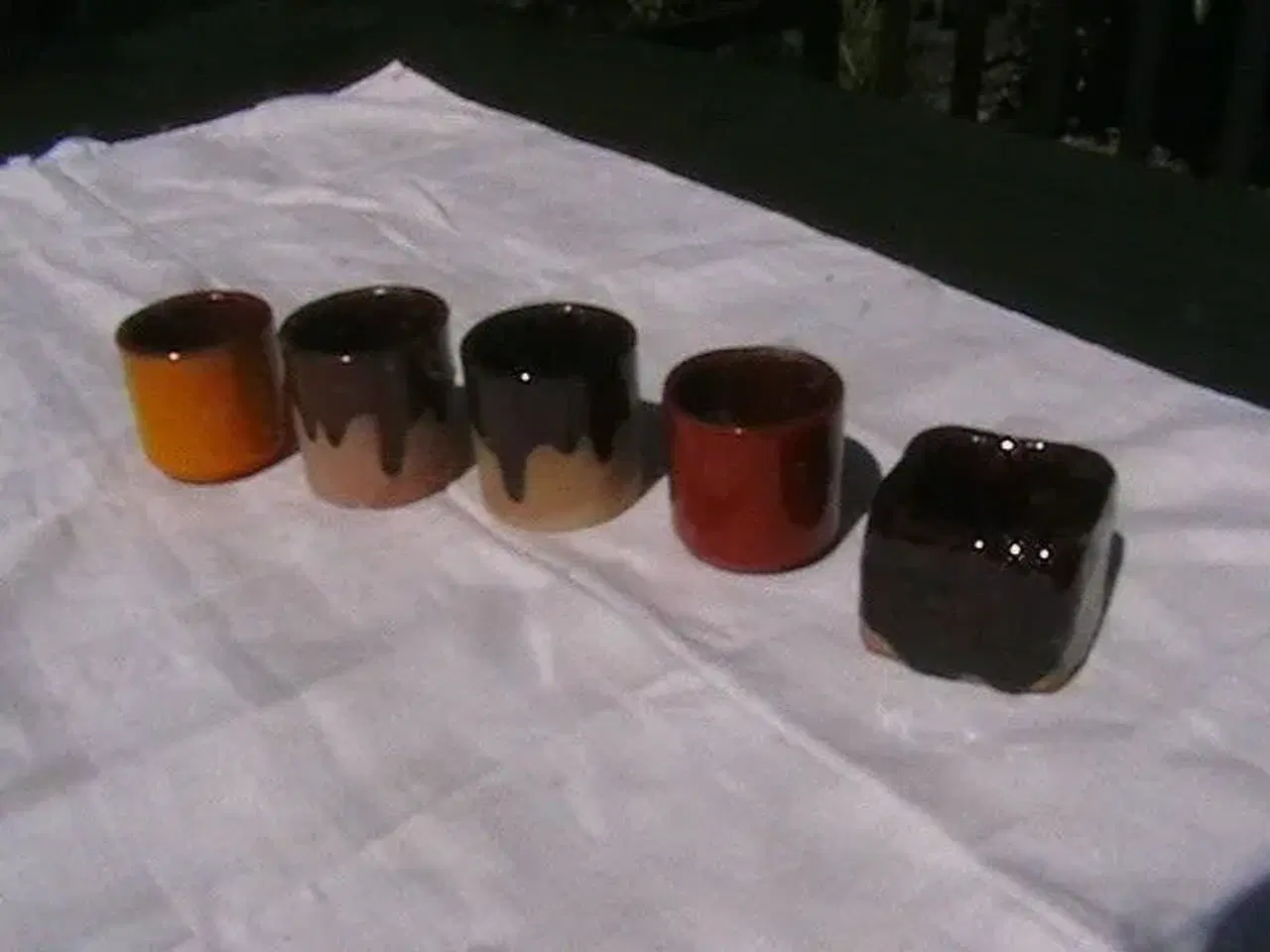 Billede 1 - 5 små Keramikting.