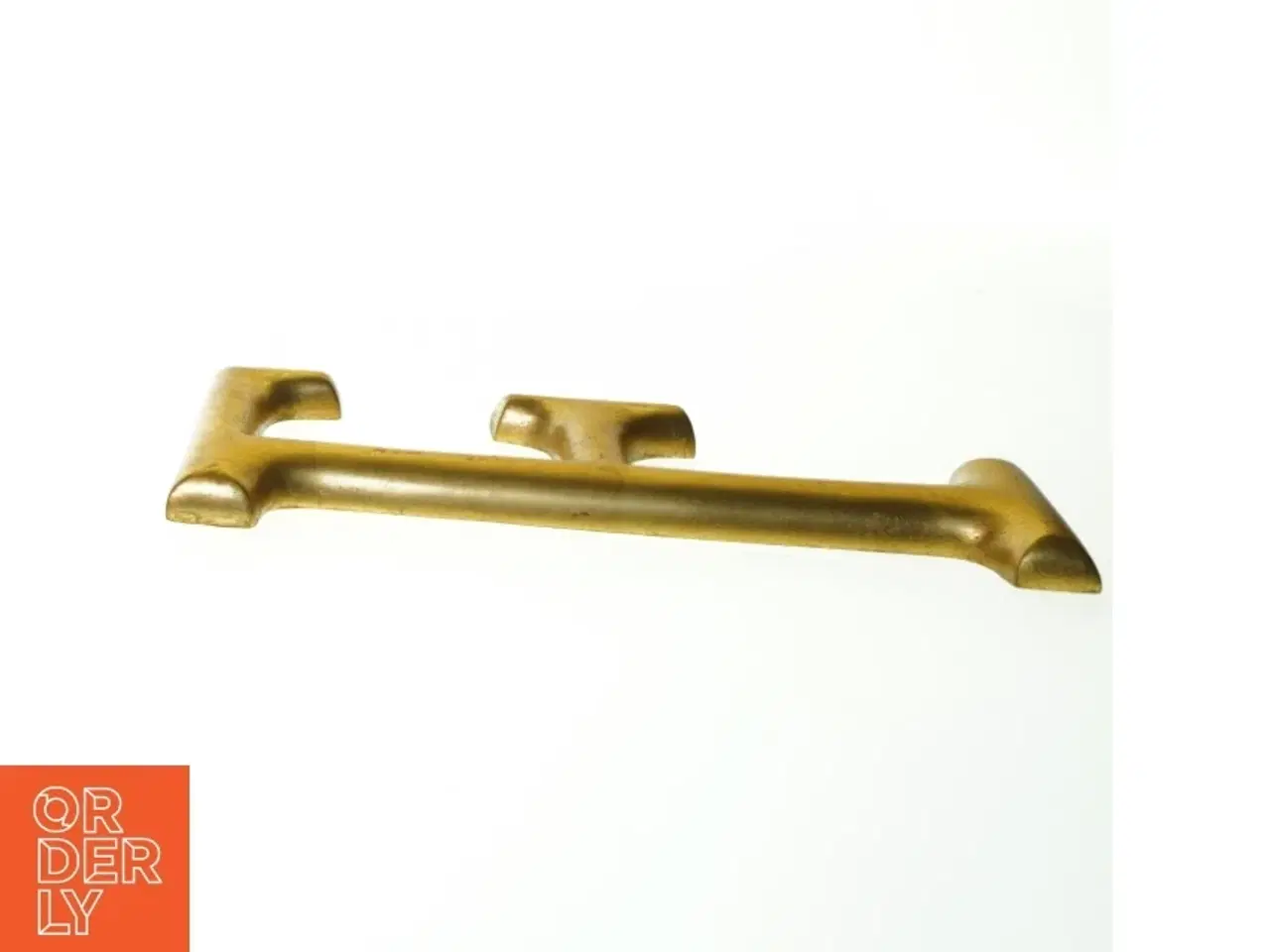Billede 4 - F guld 3D skilte bogstav med Ophæng til dekoration (str. 30 x 14 x 2 cm)