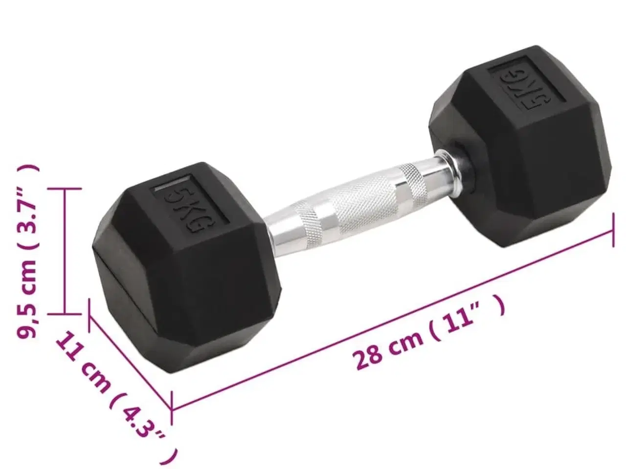 Billede 8 - Håndvægte 2 stk. 10 kg støbejern i alt