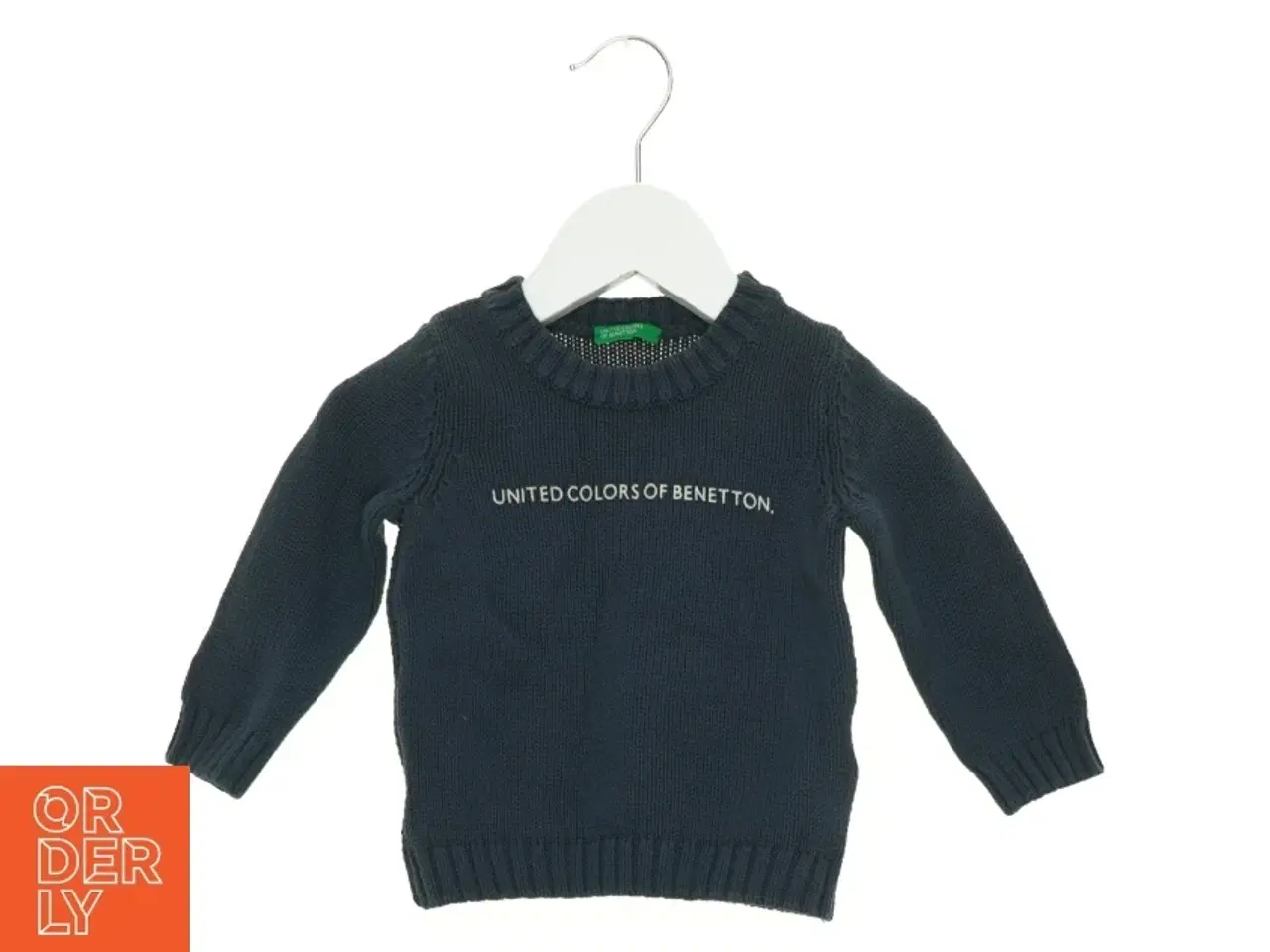 Billede 1 - Strik Sweater Trøje 100% bomuld fra Benetton (str. 74 cm)