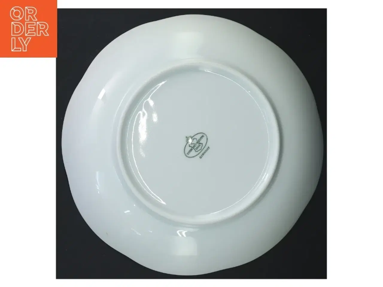 Billede 3 - Rund porcelænsskål med blomstermønster fra Tirschenreuth (str. Ø 21 cm)