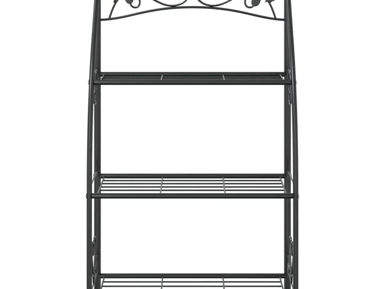 Billede 4 - Blomsterstativ 56x30x96 cm stål sort