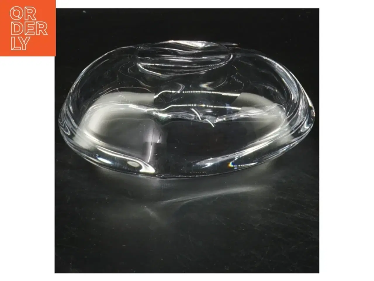 Billede 2 - Glashjerte formet skål (str. Ø 14 cm)