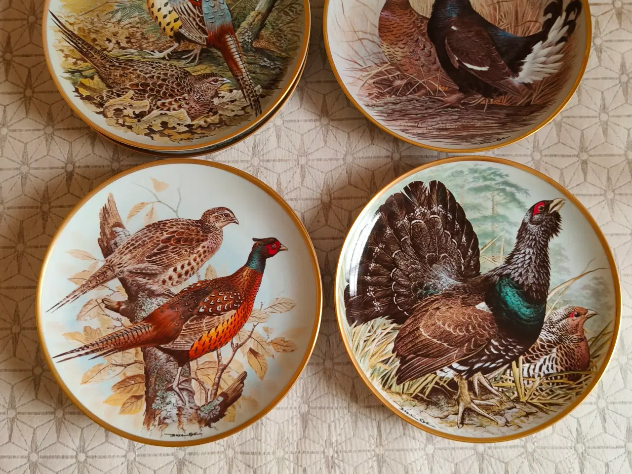 Billede 2 - Fugle platter til jagtstuen.
