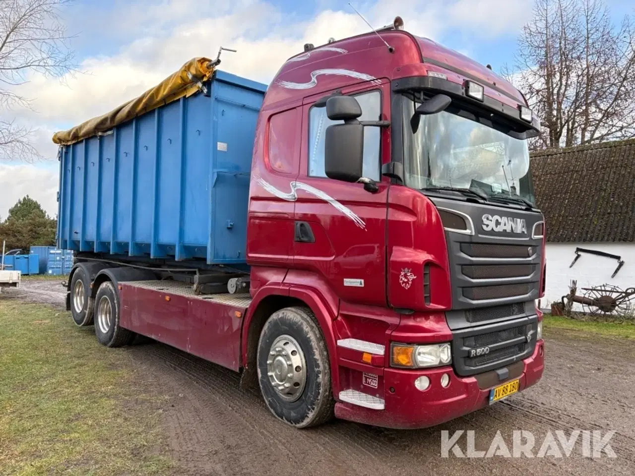 Billede 2 - Lastbil Scania R500 6x2 wirehejs