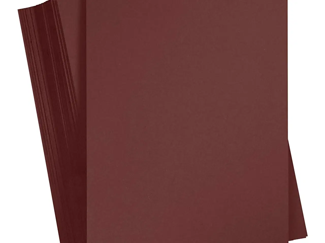 Billede 1 - Karton, A4, ark 210x297 mm, 180 g, mørk brun, 100ark/ 1 pk.