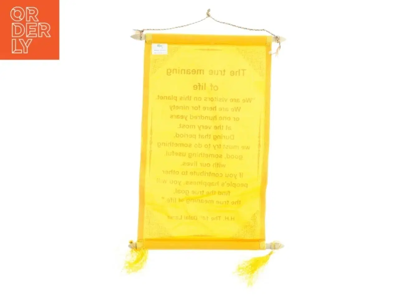Billede 2 - Dekorativ Vægbanner med Citat (str. 36 x 21 cm)