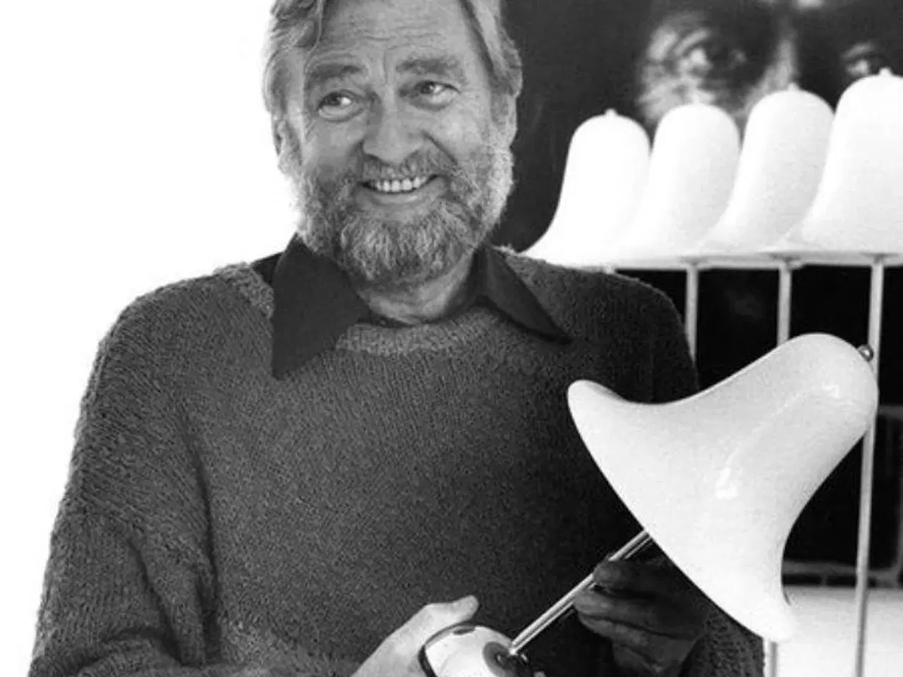 Billede 6 - Pantop bordlampe. Verner Panton