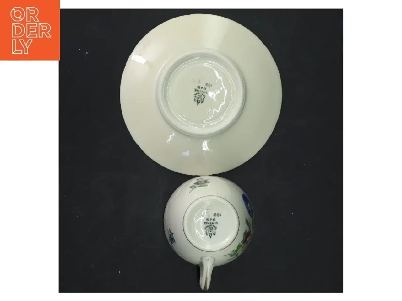 Billede 3 - B&G Saksisk Blomst kaffekop 102 (str. Ø 13,5&6x9,5 cm)