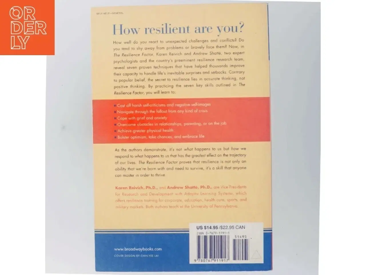 Billede 3 - The Resilience Factor Bog
