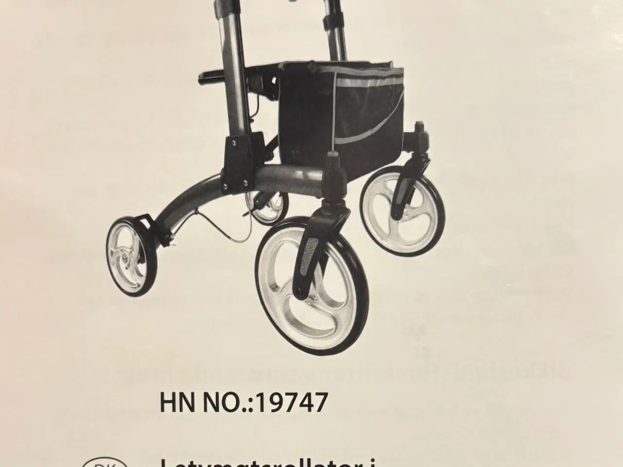 Billede 4 - Sælger Marseilles letvægtsrollator – varenr. HN 19