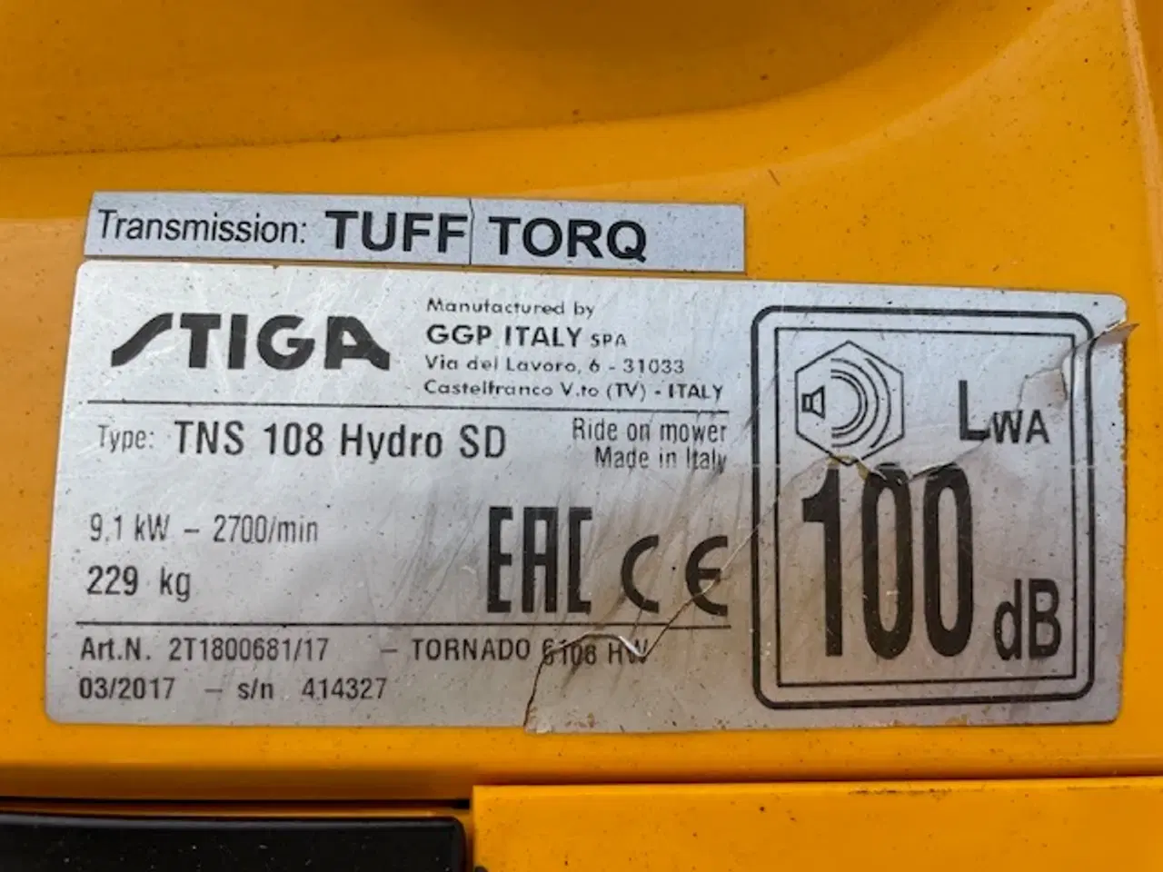 Billede 5 - Stiga Tornado 6108