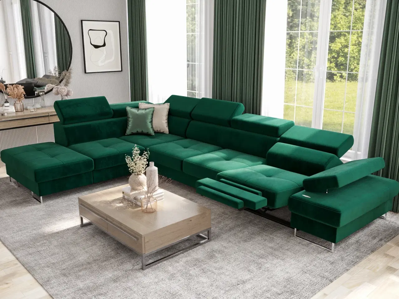 Billede 4 - GALAKSE RELAX HJØRNESOFA  225X350 CM