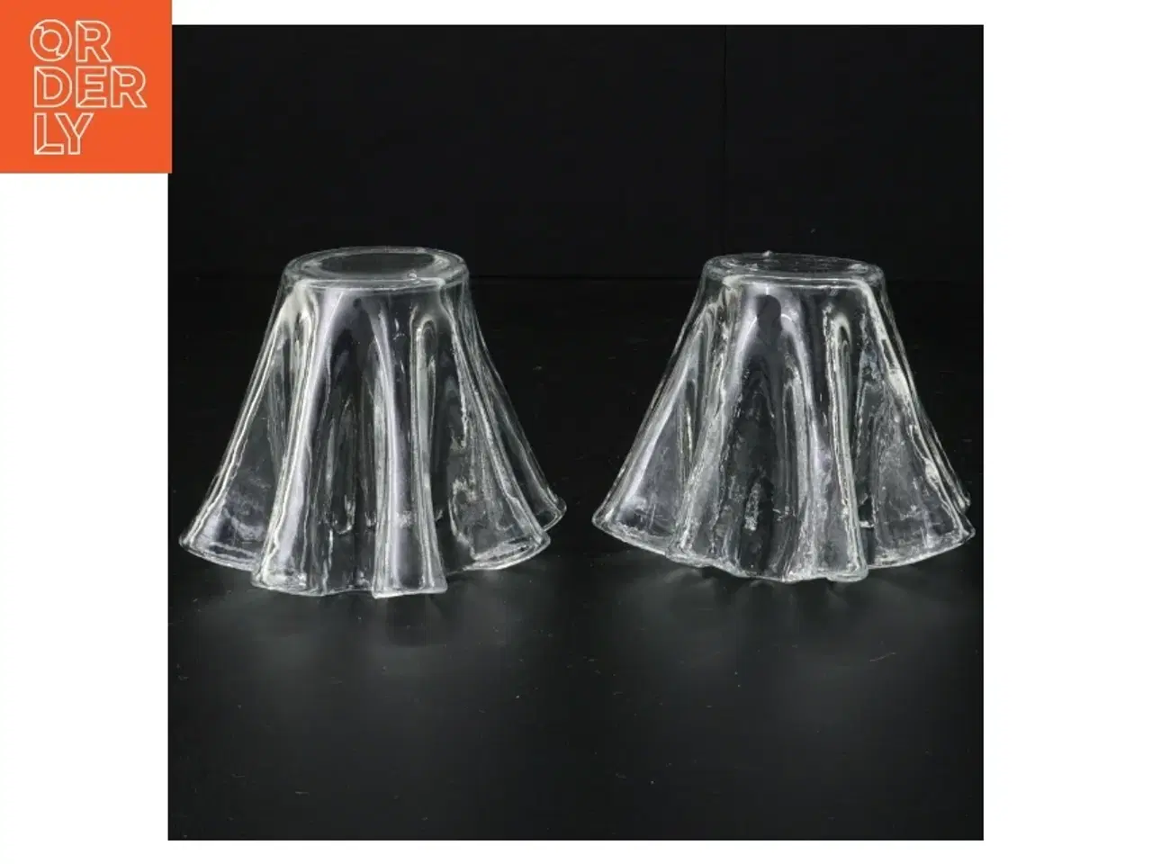 Billede 2 - Gennemsigtige glasvaser (str. 9 x 11 cm)