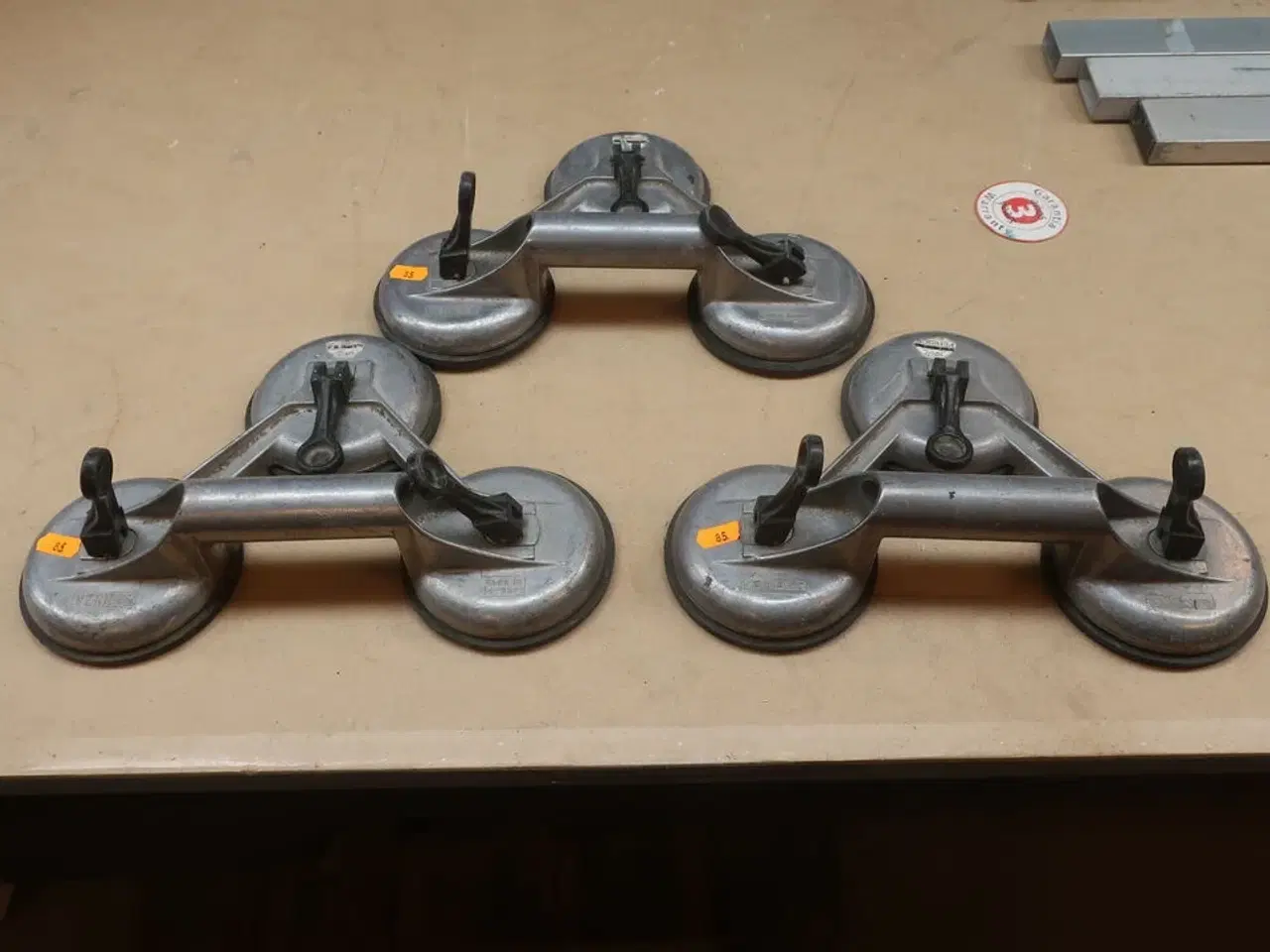 Billede 1 - 3. stk. glasløfter VERIBOR