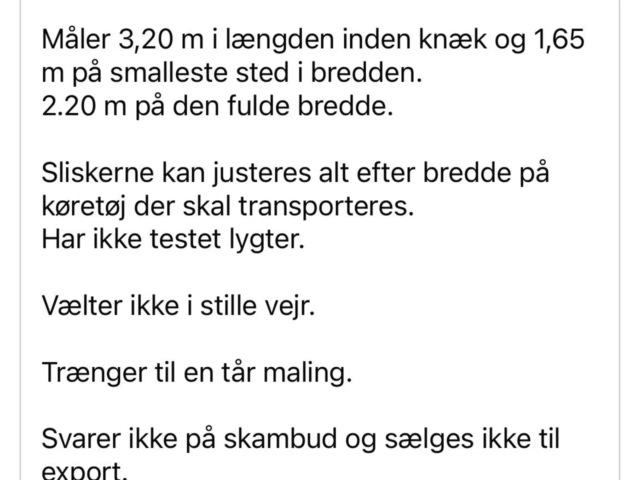 Billede 8 - Blokvogn m. Hydraulisk støtteben 