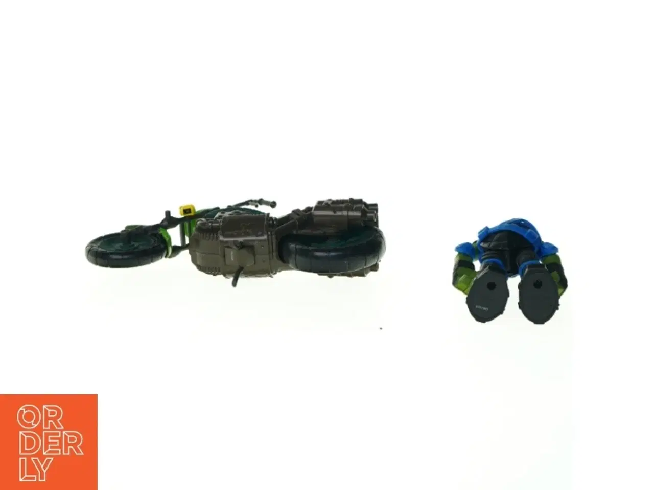 Billede 3 - Teenage mutant ninja turtle med motorcykel fra Viacom (str. 10 cm 20 x 10 cm)