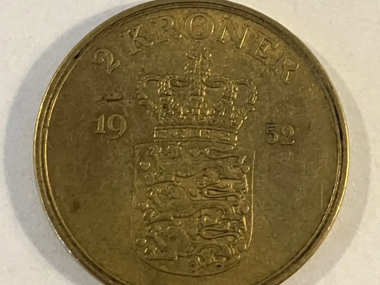 Billede 1 - 2 Kroner Danmark 1952
