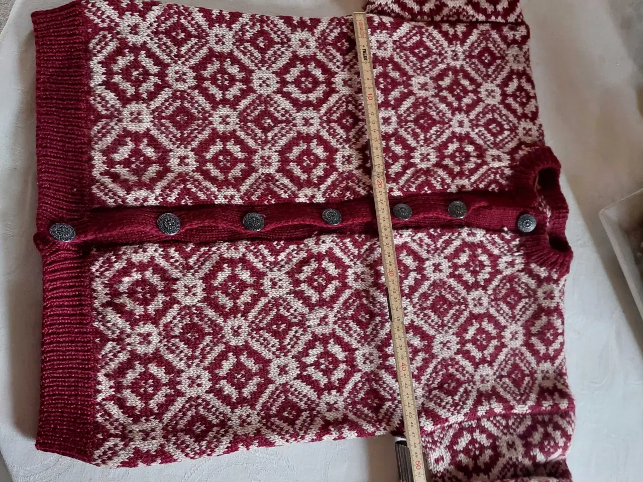 Billede 1 - Smuk håndstrikket cardigan