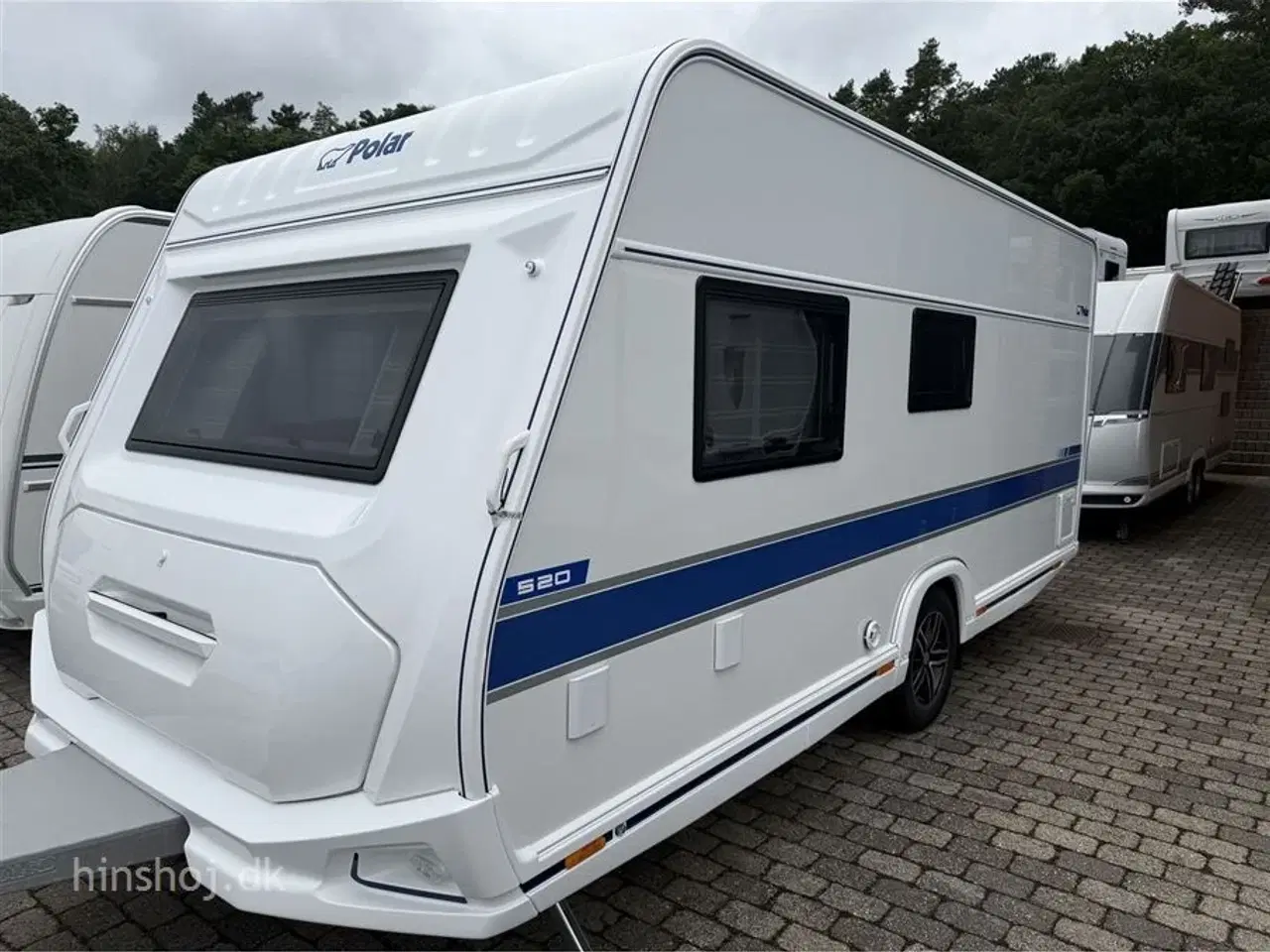 Billede 15 - 2025 - Polar Blueline 520 FD   Lækker luksus vintervogn med dobbeltseng, rundsiddegruppe fra Hinshøj Caravan
