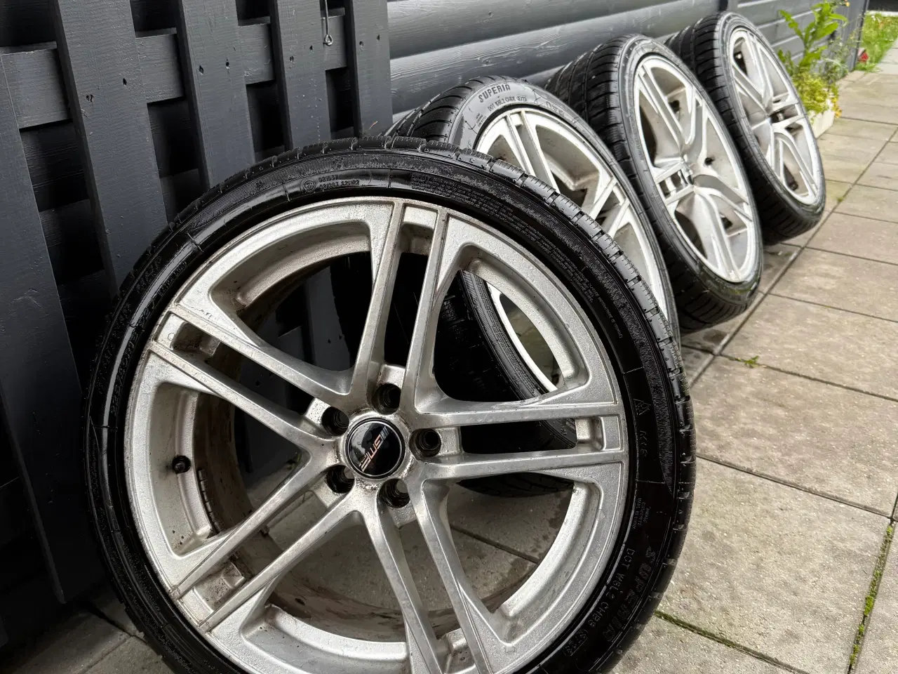 Billede 1 - 18" 5x100 GMP alufælge med vinterdæk