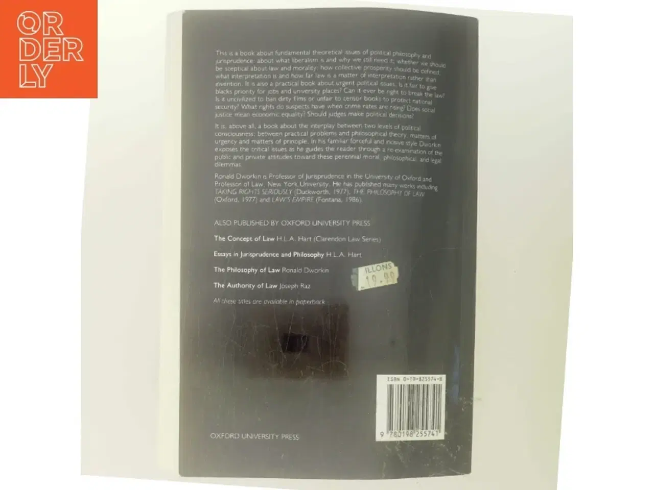 Billede 3 - A matter of principle af Ronald Dworkin (Bog)