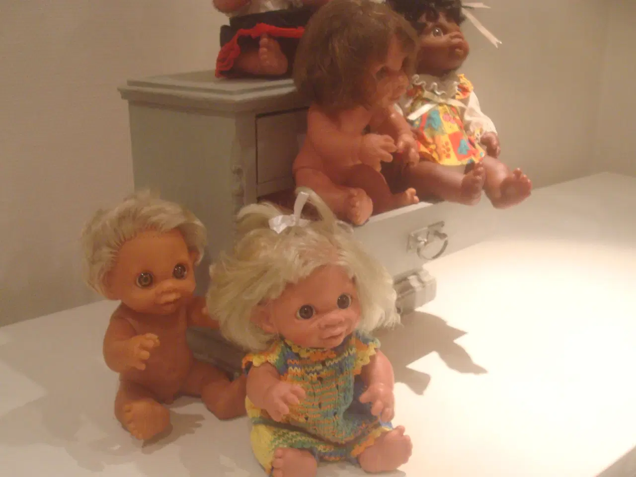 Billede 3 - DAM TROLDEUNGER (Gøltrolde) ca 30 cm HØJE, 5 forsk