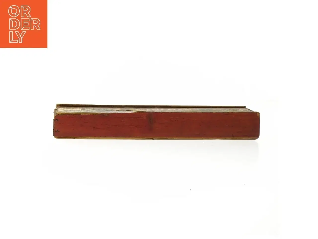 Billede 3 - Antikt Dominosæt i trææske (str. 4x26x6 cm)