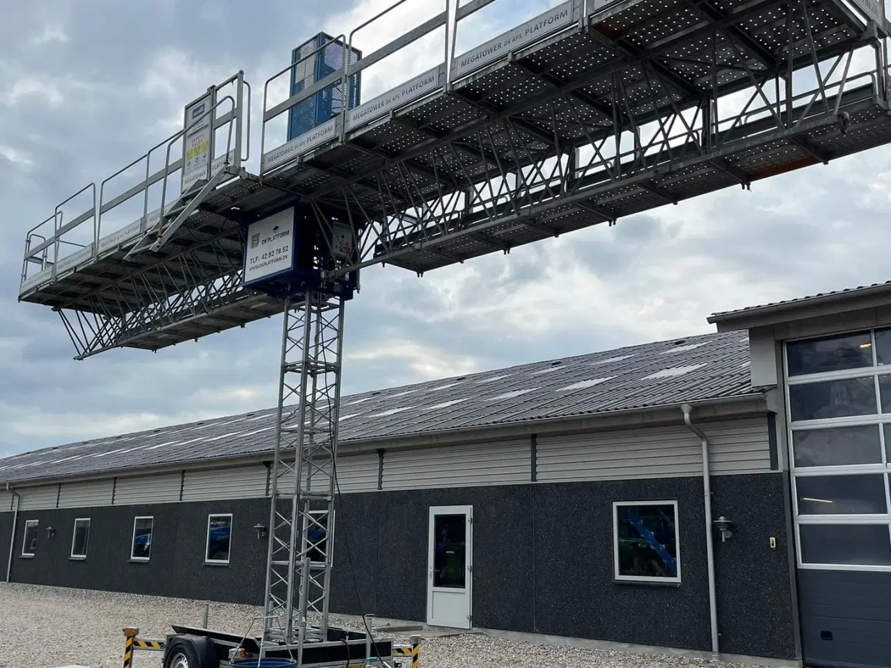 Billede 20 - Manitou Mandskabskurv arbejdsplatformen, Byggeelevatorer, mastklatreplatforme, byggehejs, Climber, buildclimber