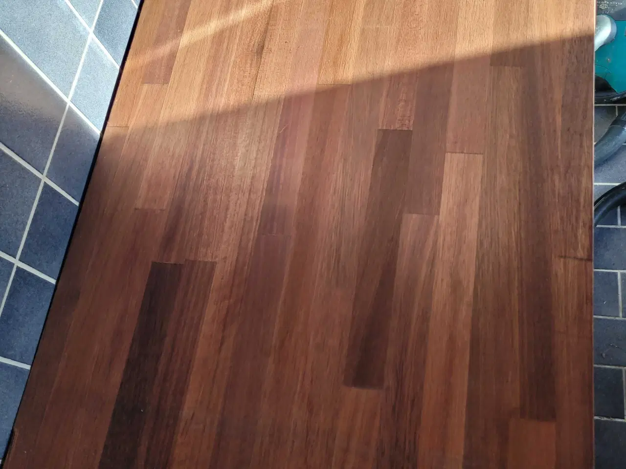 Billede 1 - Hårdtræs bordplade L241cm B61 cm2pp