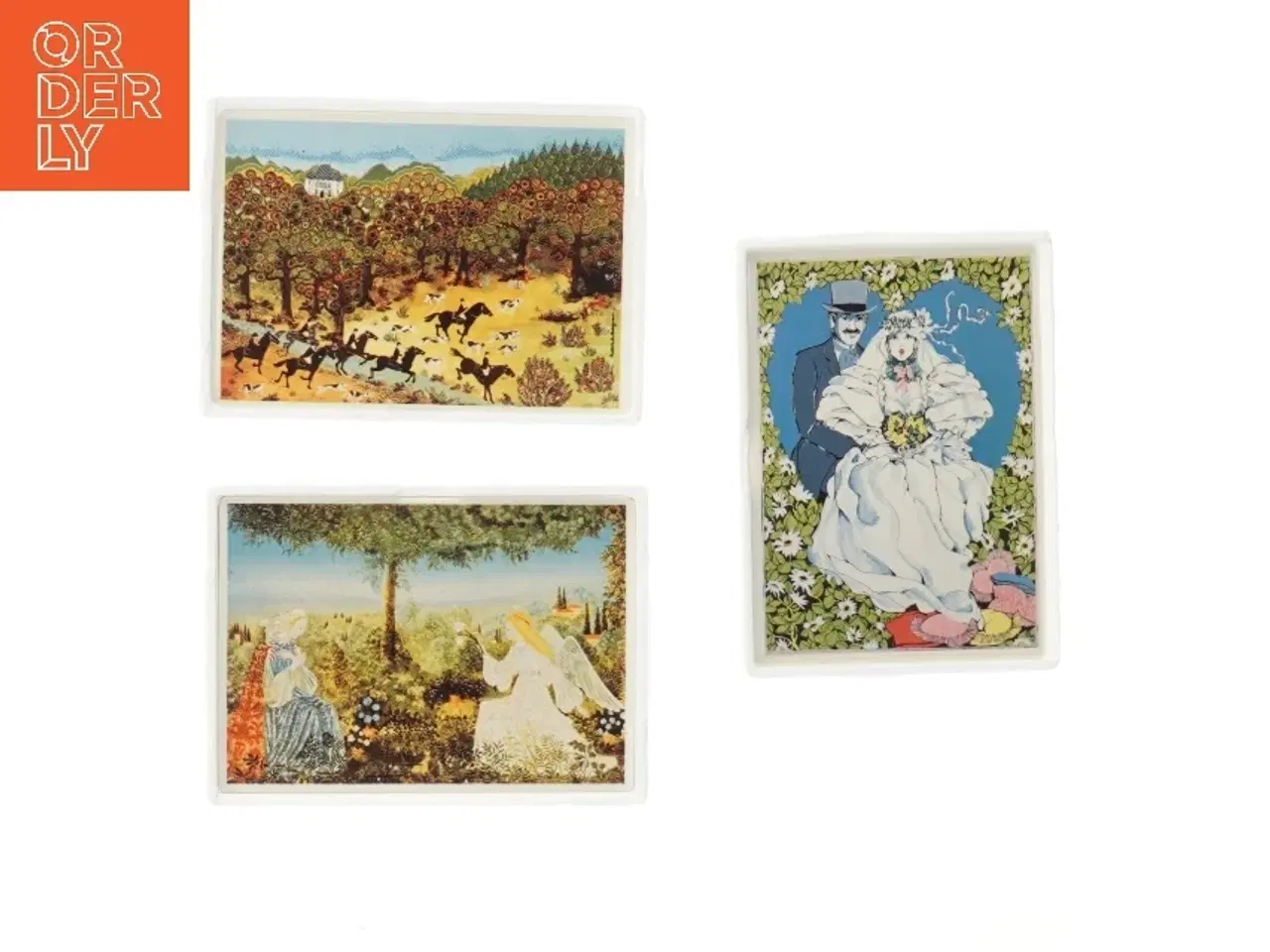 Billede 1 - Villeroy & Boch dekorative kunst postkort fliser  (str. 16x11,5 cm)