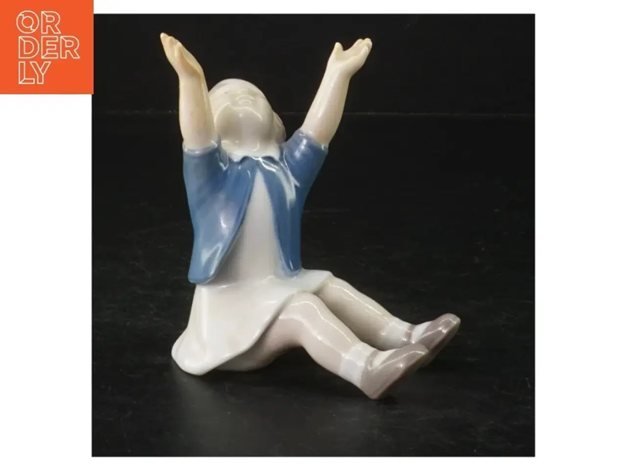 Billede 1 - Porcelænsfigur af barn fra B&G (str. H. 11,5 cm)