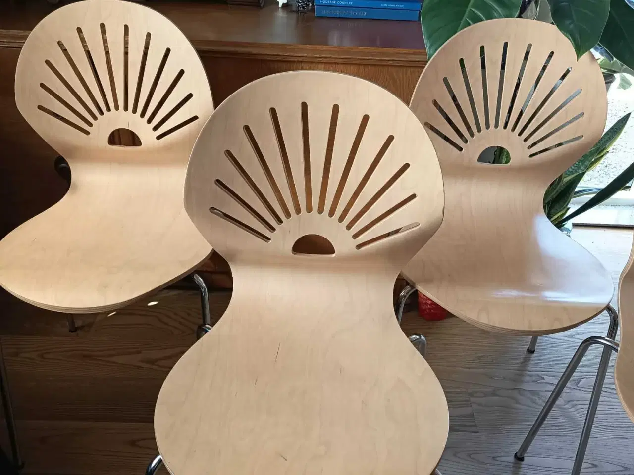 Billede 1 - Flot stand  4 stk Spisebordsstole 