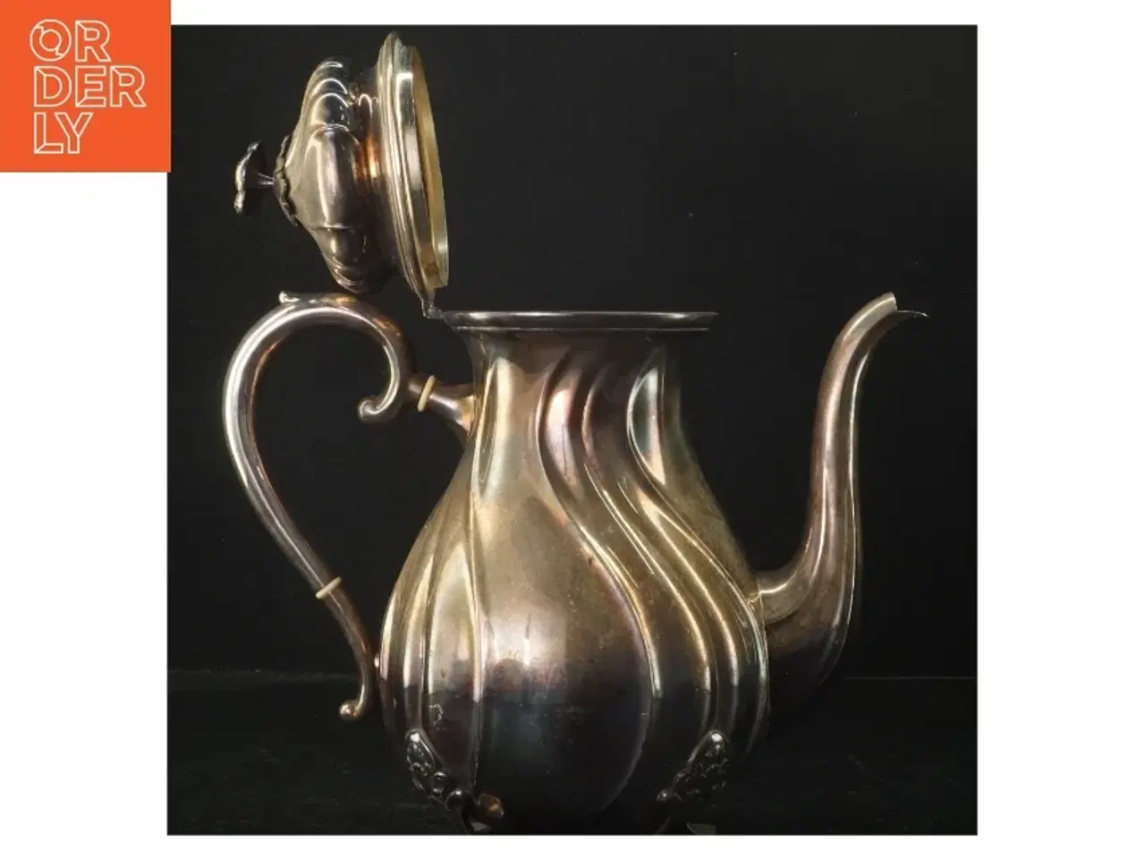 Billede 2 - Vintage tekande i metal (str. 25 cm)