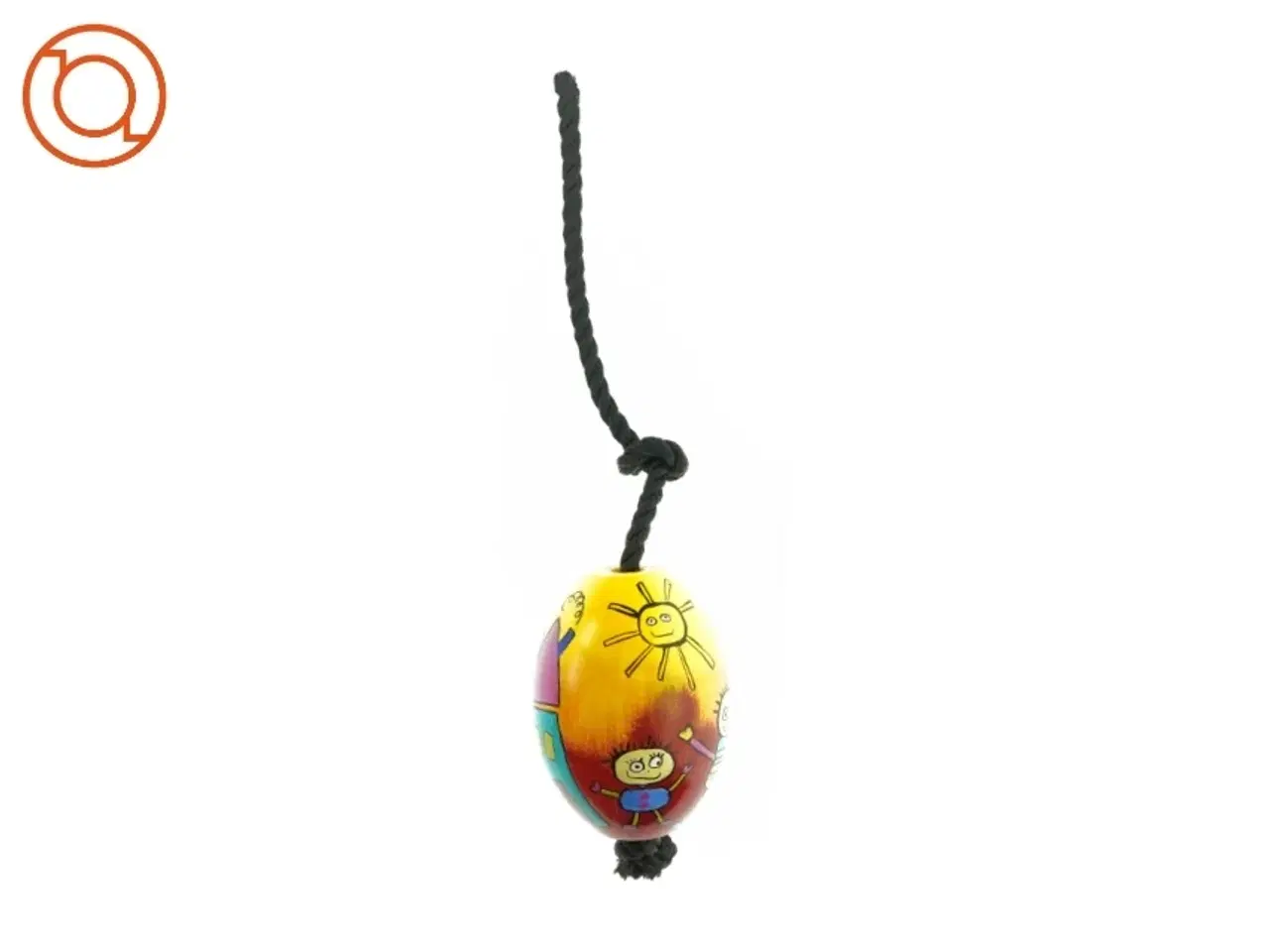 Billede 1 - kunstkugle på snor kan hænge både ude og inde