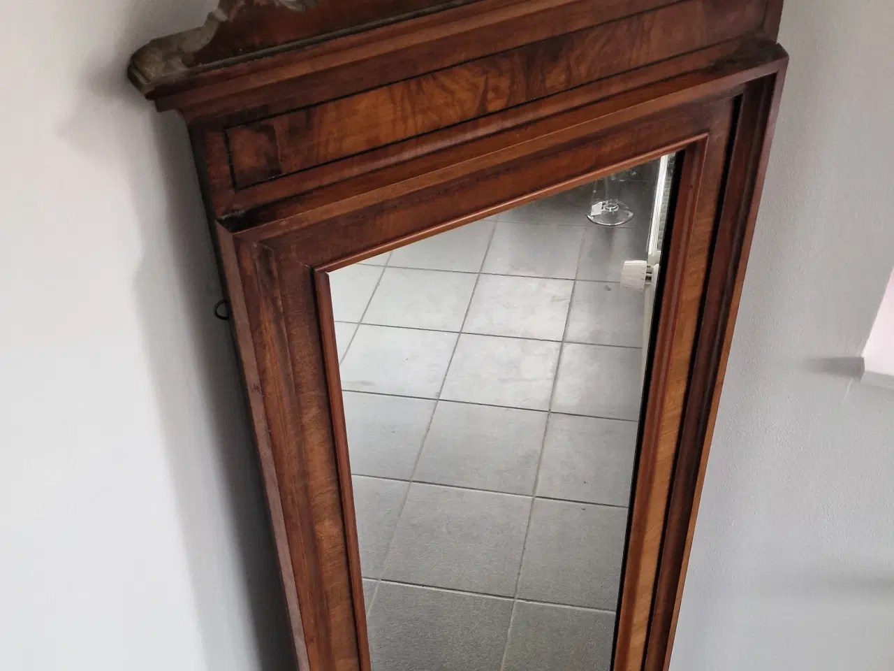 Billede 3 - Flot antik entré spejl.