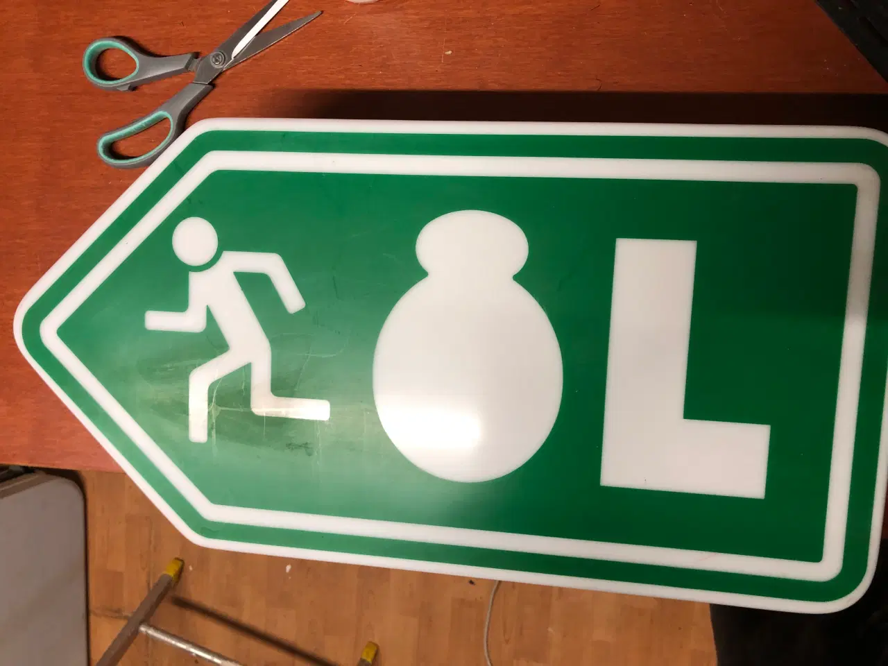 Billede 1 - Øl lys skilt