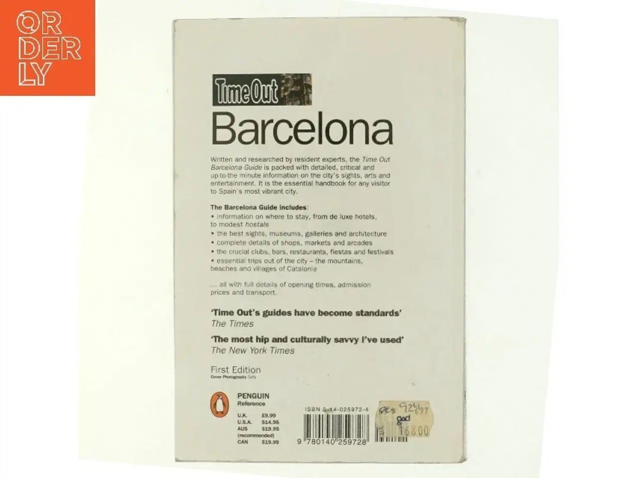 Billede 3 - Time out Barcelona guide (Bog)