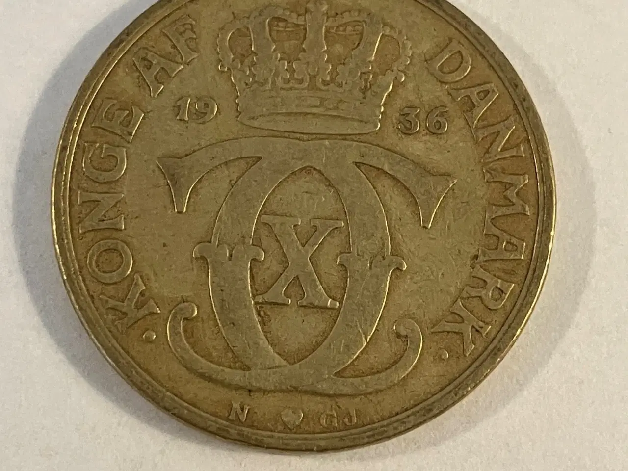 Billede 1 - 2 Kroner Danmark 1936