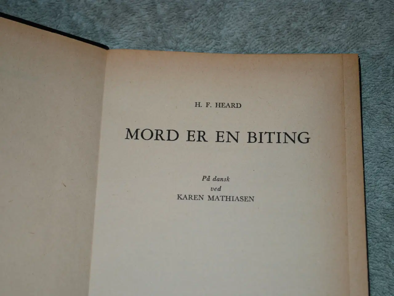 Billede 2 - Mord er en biting, H. F. Heard