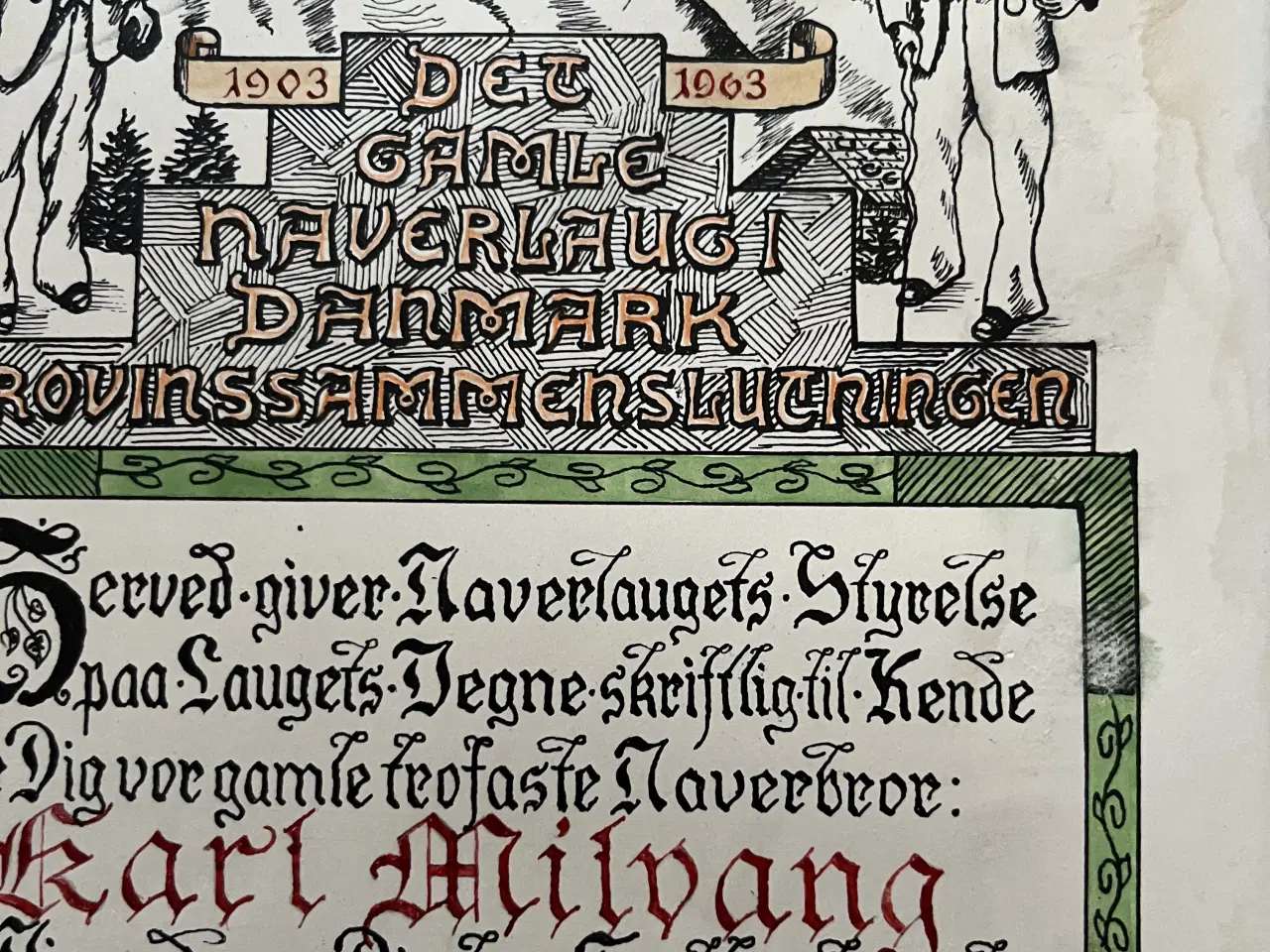 Billede 3 - Ældre diplom