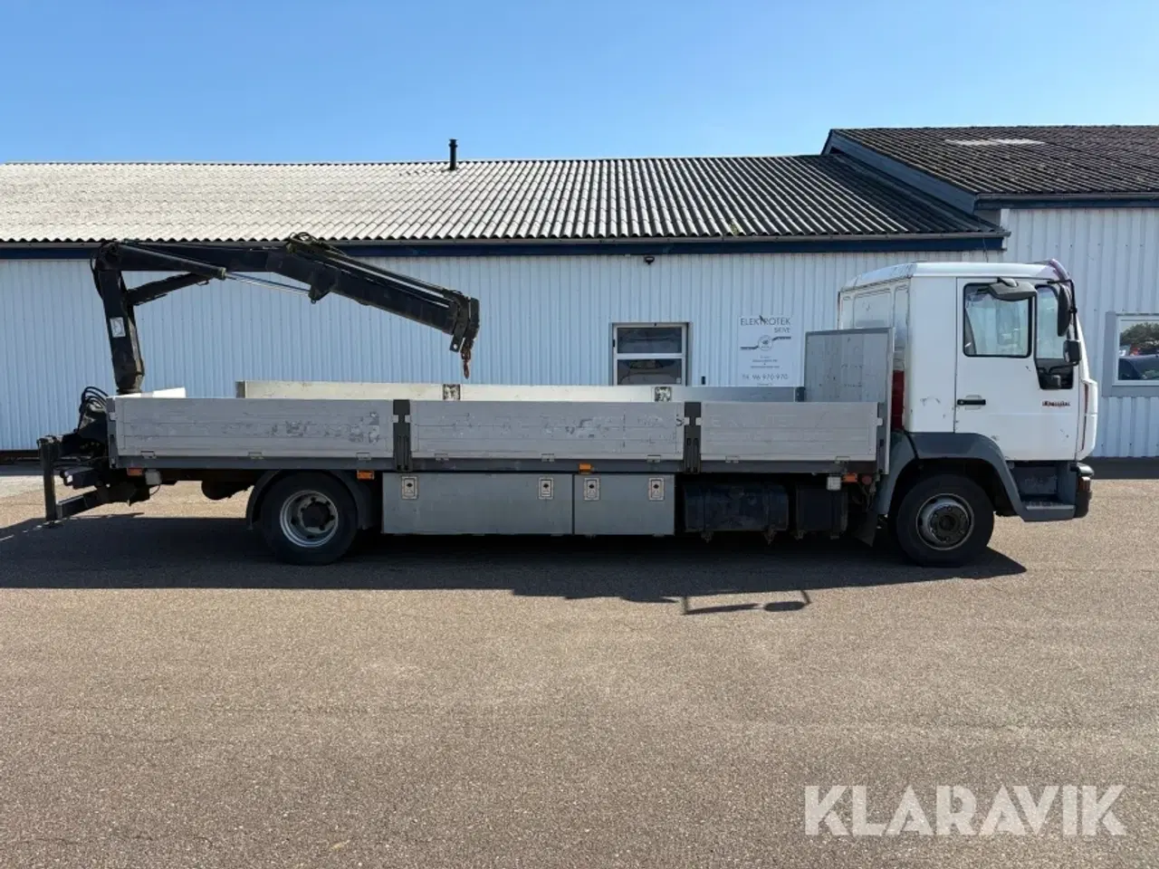 Billede 6 - Lastbil m/ kran MAN E 180 C