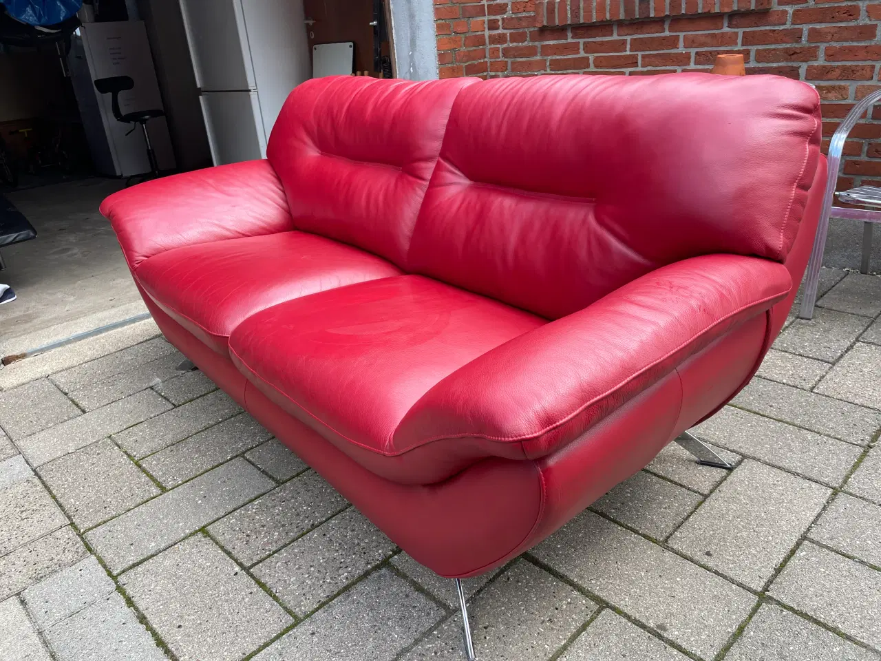 Billede 4 - Flot rød sofa design Hjort Knudsen 