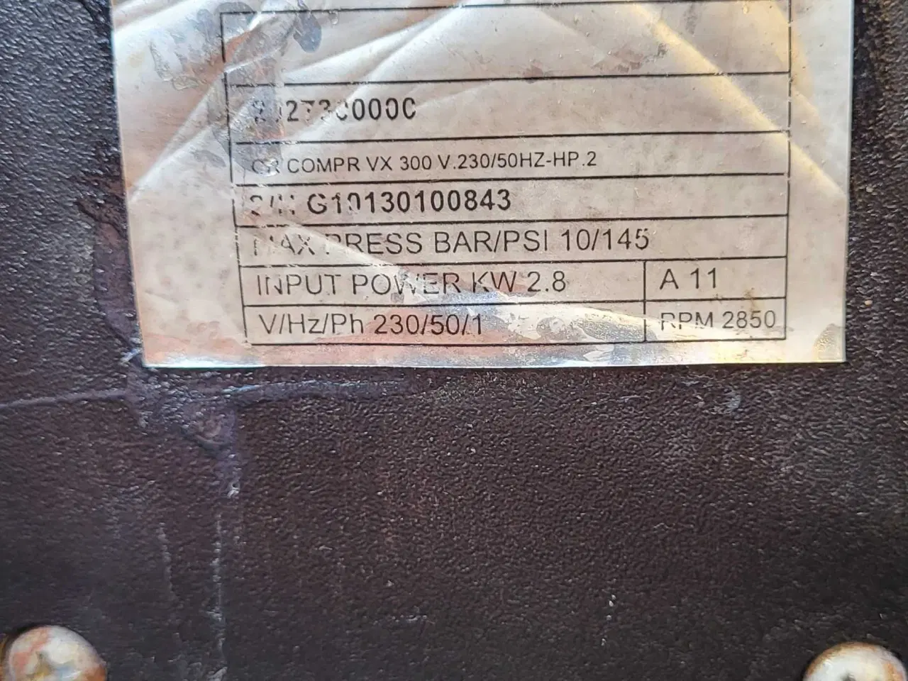 Billede 5 - Luftkompressor Tjep 20-30-2