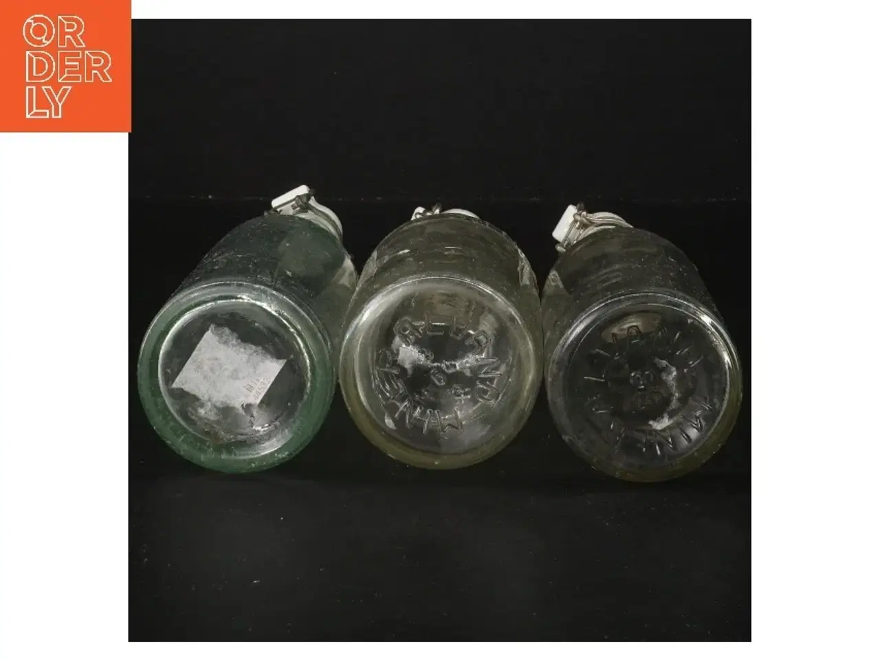 Billede 1 - Glasflasker med patentlukning (str. 21-22 cm)