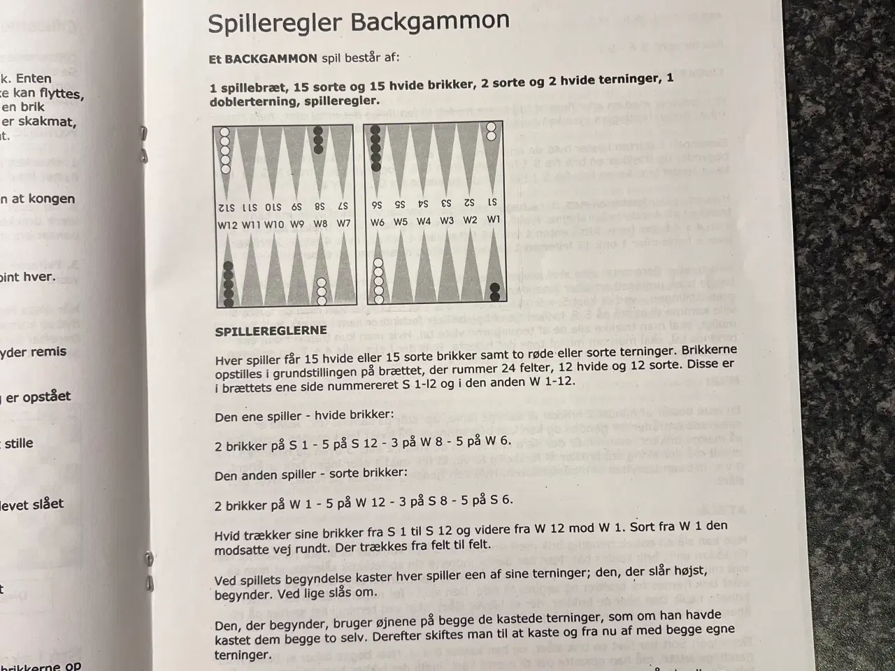 Billede 5 - Skak, Backgammon og Dam