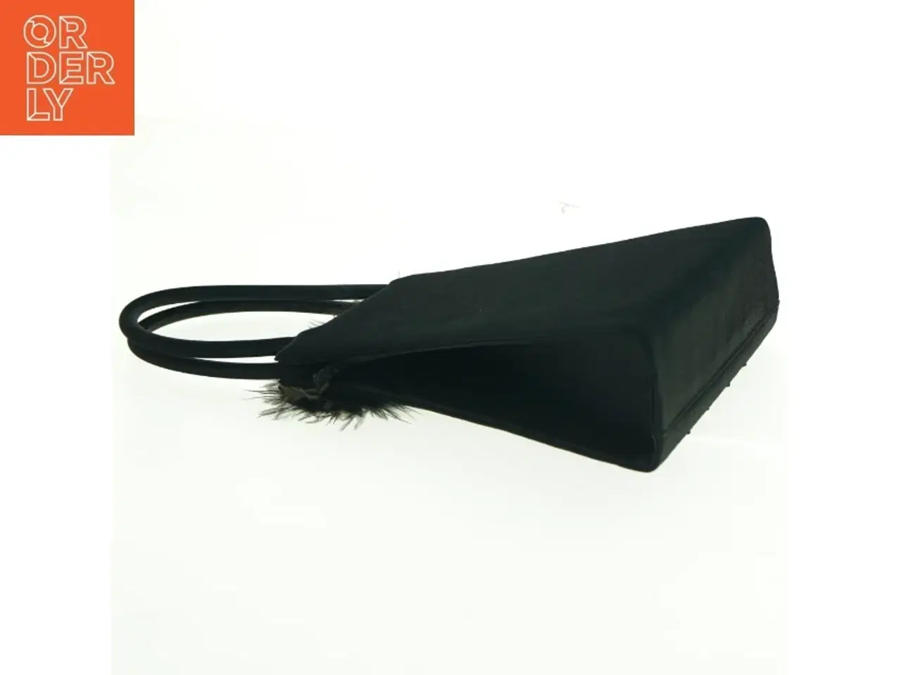 Billede 4 - Håndtaske med fjer (str. 28 x 19 cm)