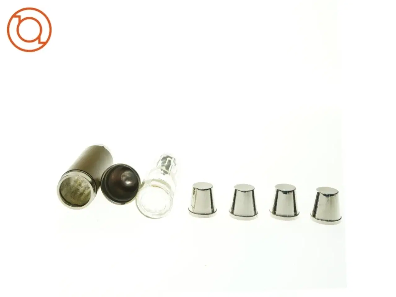 Billede 2 - Shot glas med flaske og beholder (str. 3 cm)