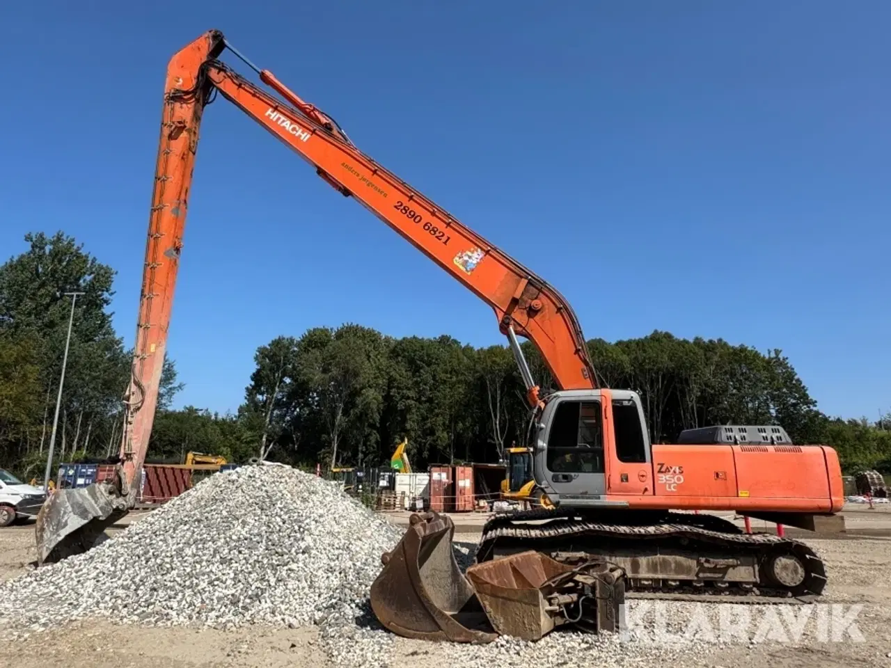 Billede 8 - Langarmet Gravemaskine Hitachi ZX350 - 25 meter arm